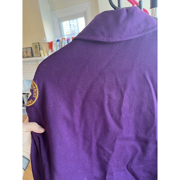 Vintage Purple Odd Fellows Ladies Aux Patriarchs Cape Women One Size - Picture 11 of 13